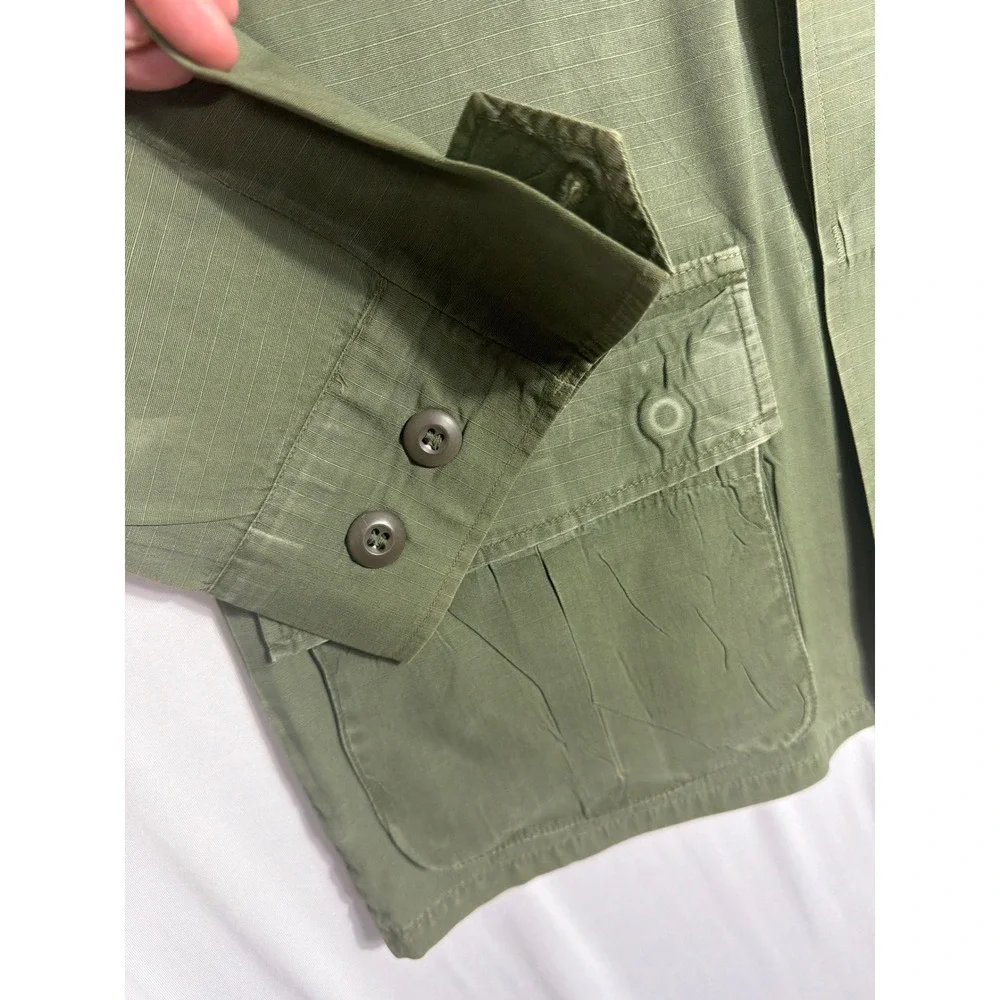 Vintage 1969 Vietnam War US Navy Ripstop Jungle Jacket Coat OG 107 Small Short